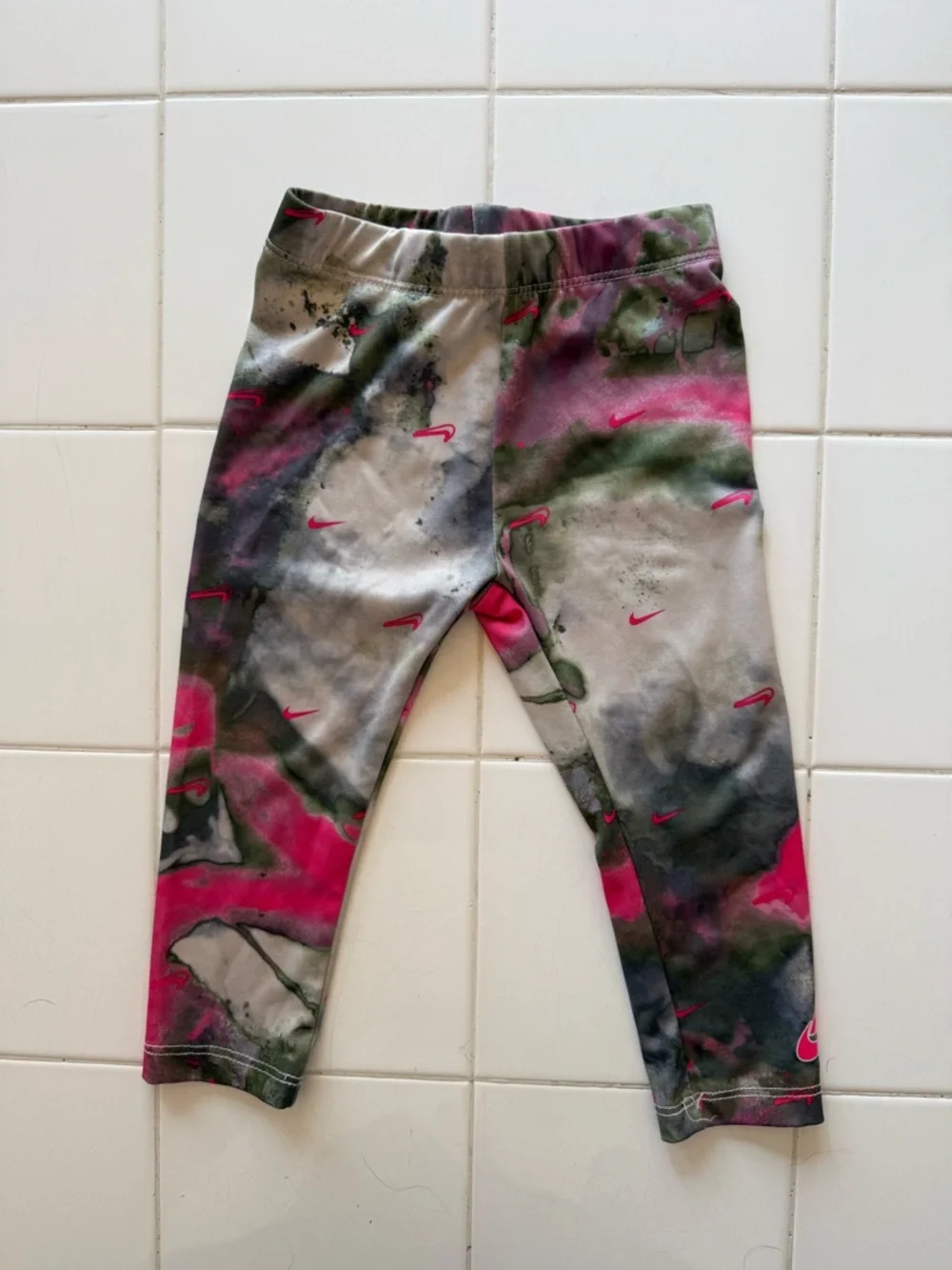 Nike Toddler Girls 2T Athletic Pink Hoodie and Leggings 2 Piece Set EUC - Picture 7 of 11